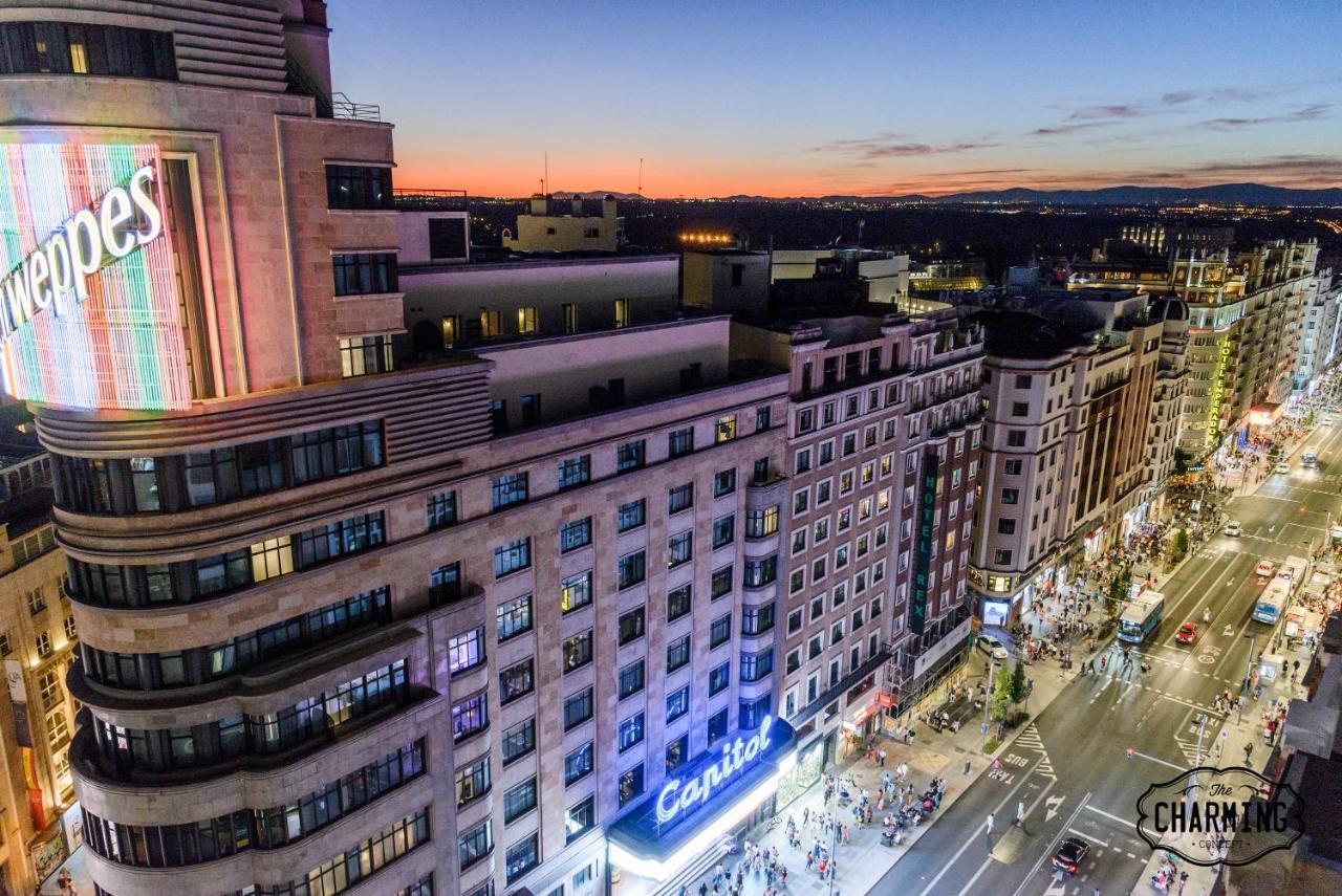 Charming Gran Via Callao Madrid Bagian luar foto