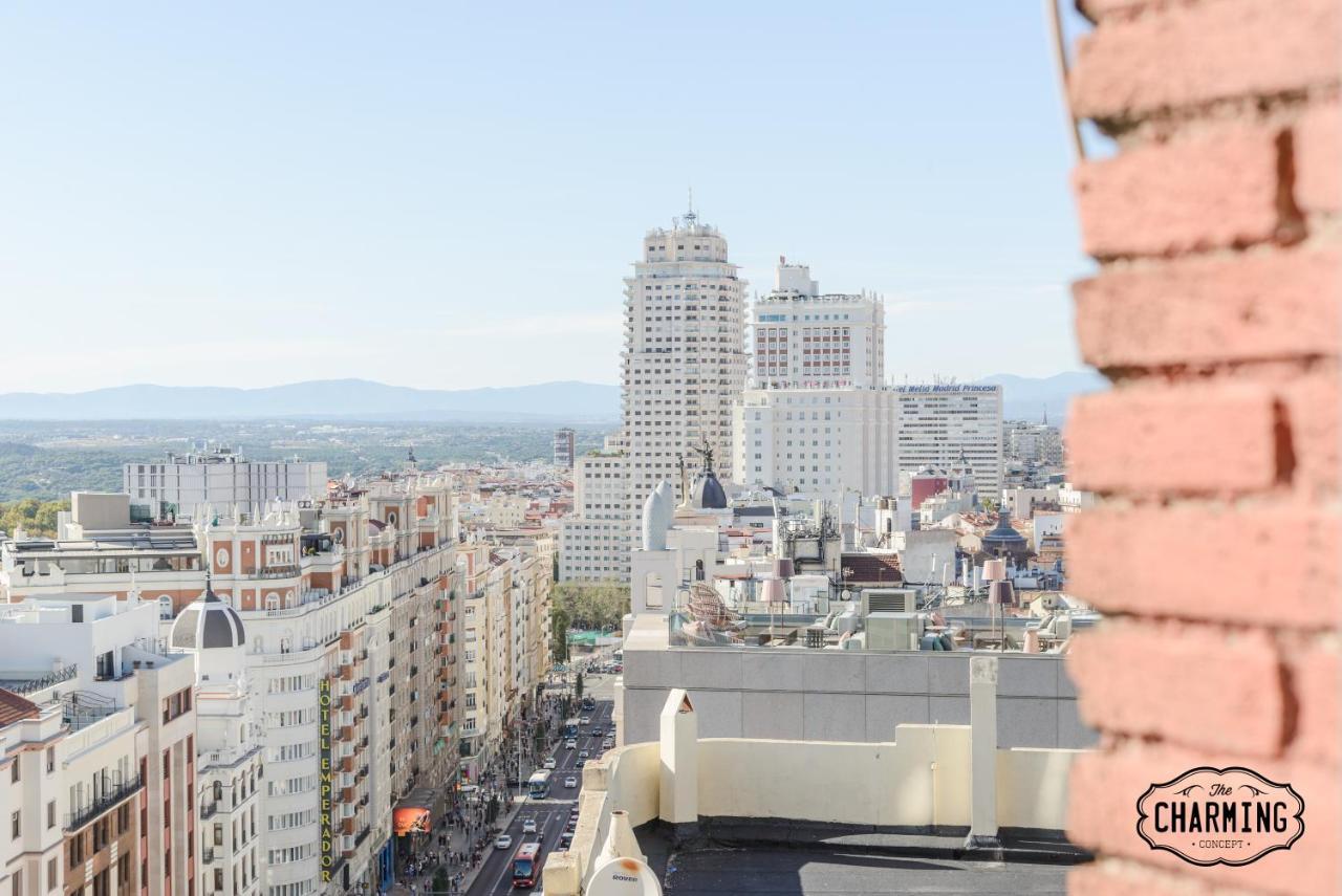 Charming Gran Via Callao Madrid Bagian luar foto