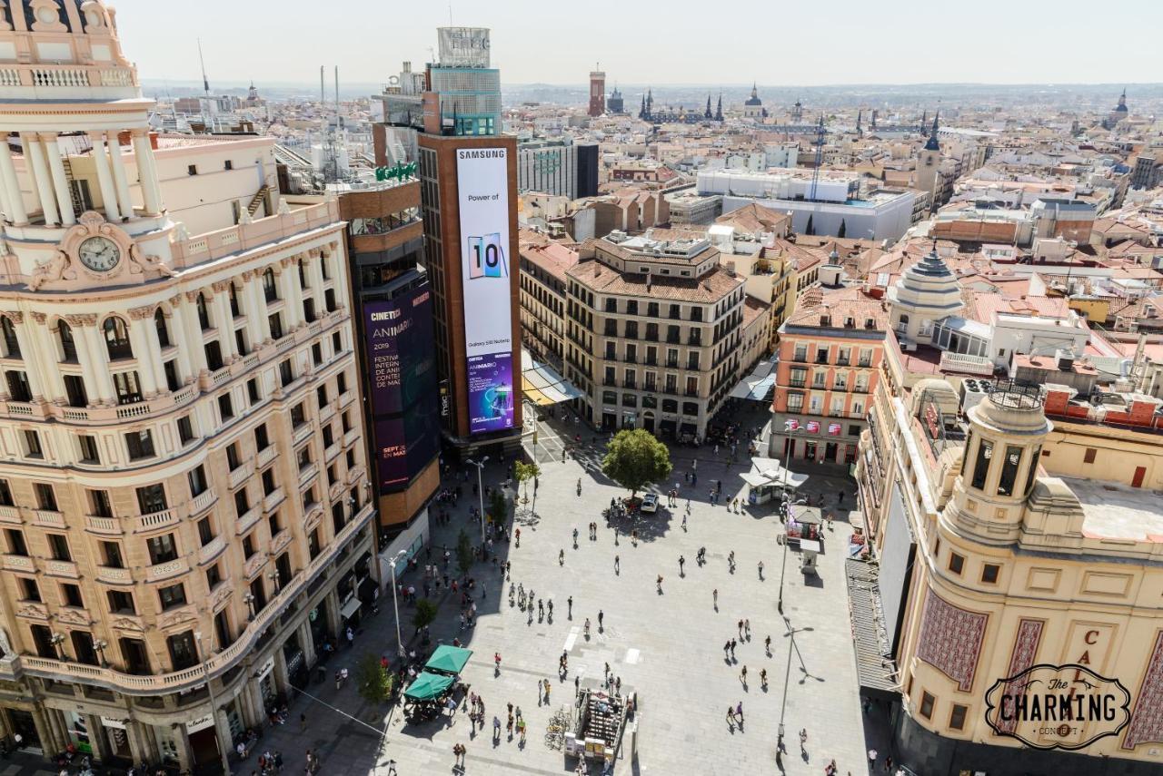 Charming Gran Via Callao Madrid Bagian luar foto