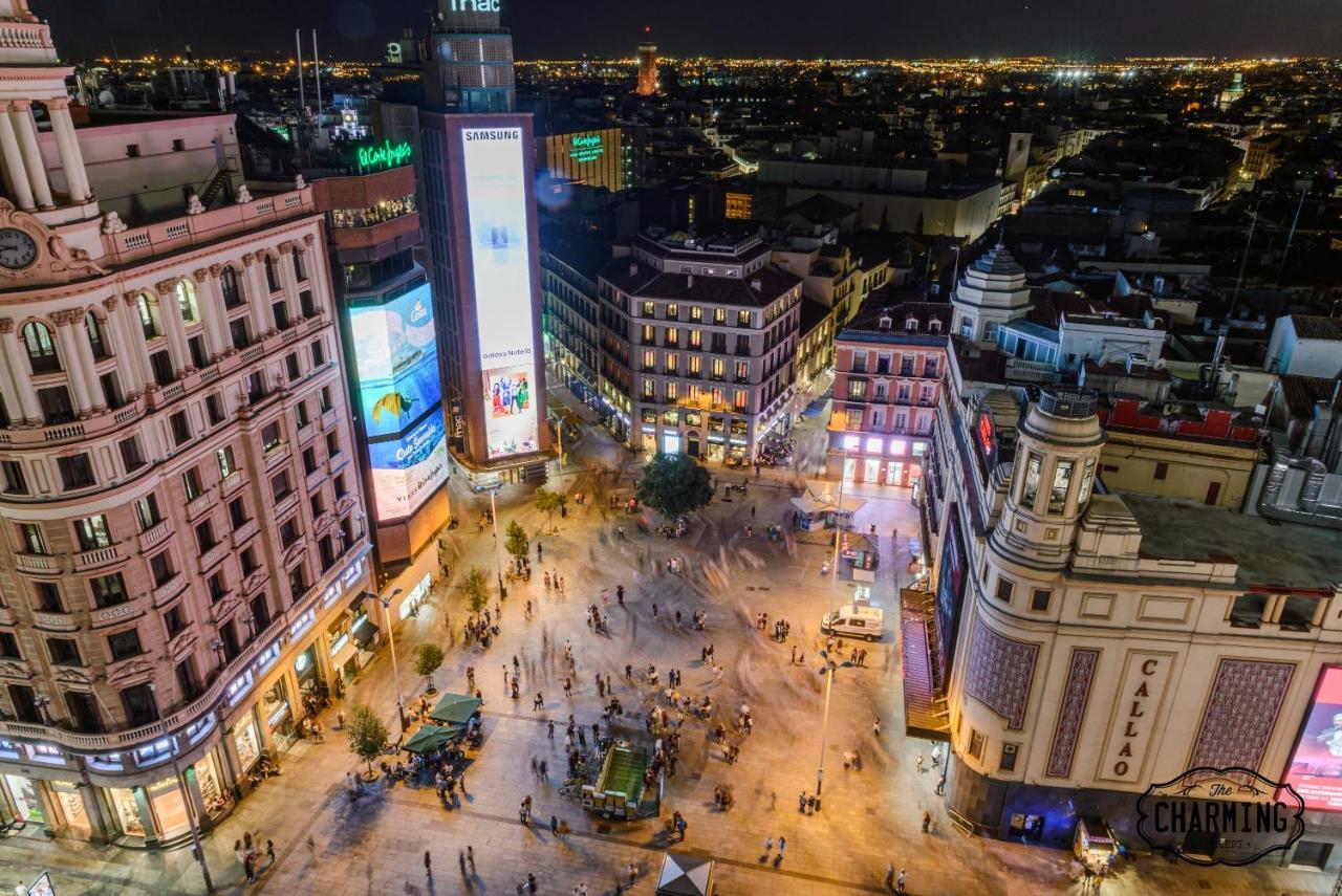 Charming Gran Via Callao Madrid Bagian luar foto