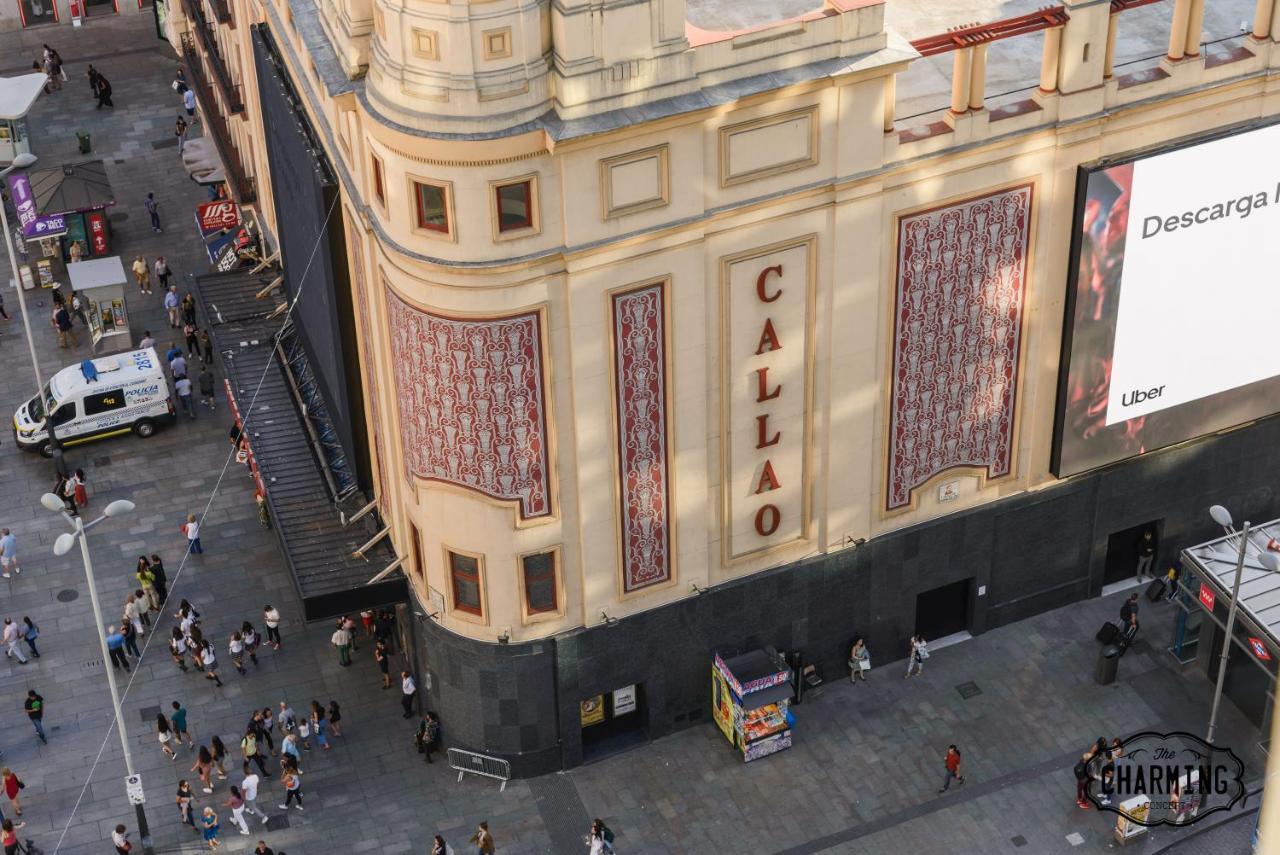 Charming Gran Via Callao Madrid Bagian luar foto