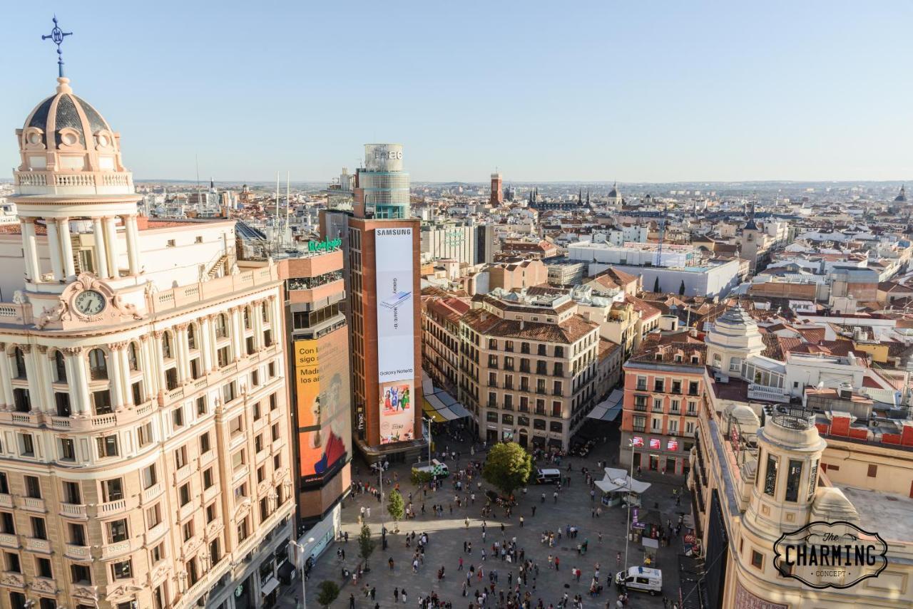 Charming Gran Via Callao Madrid Bagian luar foto